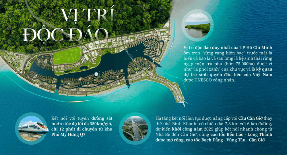 Vị trí của Vinhomes Green Paradise thuận lợi hơn hẳn