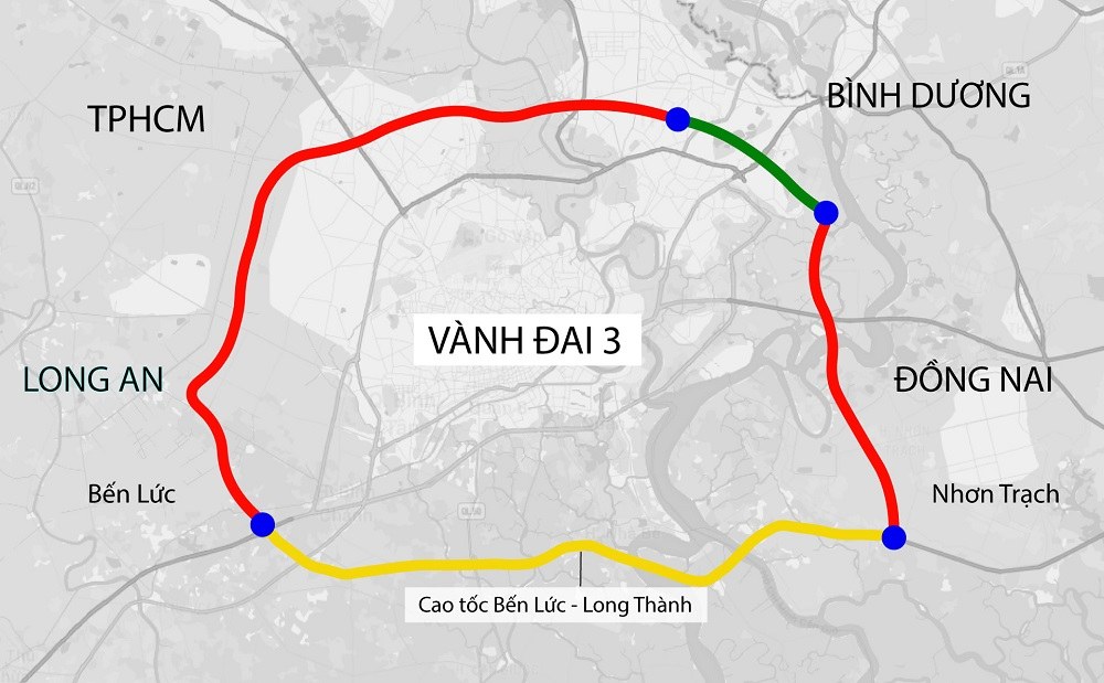 Đường Vành đai 3 dần hoàn thiện giúp cư dân di chuyển dễ dàng